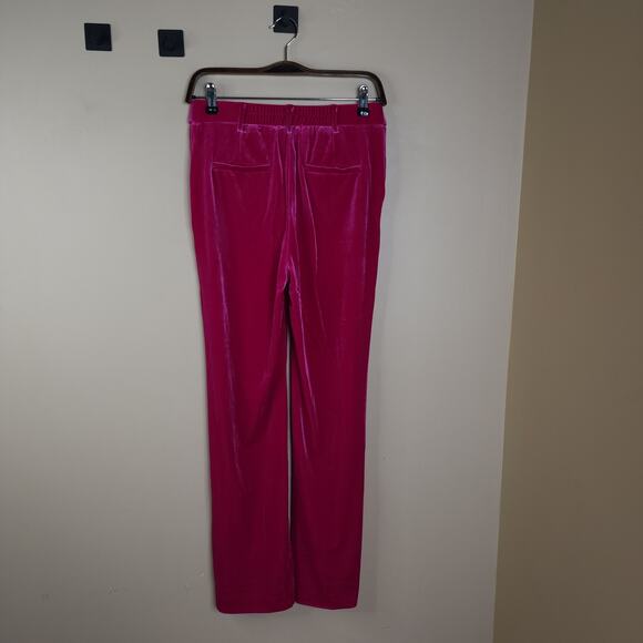 Six/Fifty Adeline Velour Raspberry Pant Women’s Size M - Picture 5 of 10